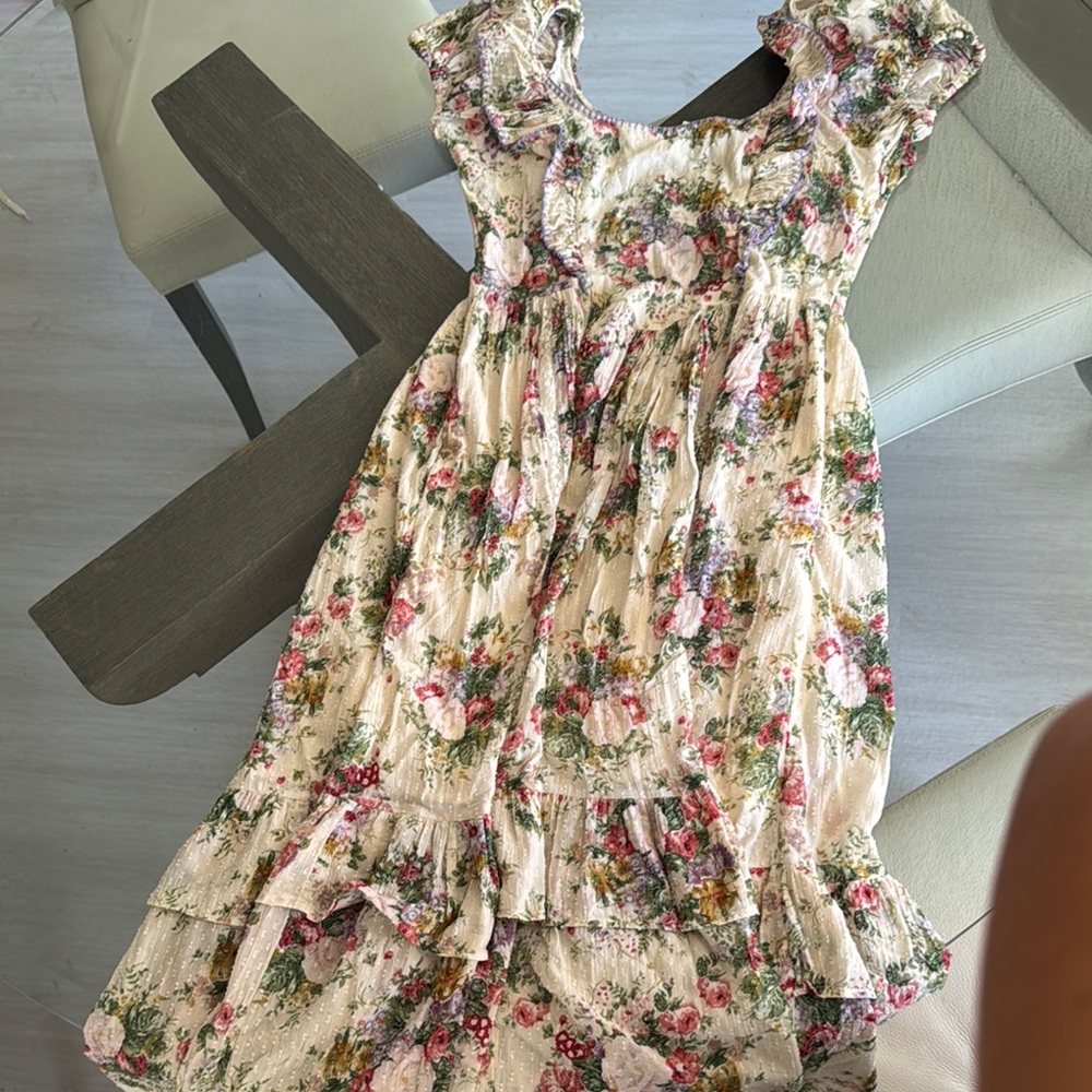 Authentic LoveShackFancy floral print maxi/midi dress